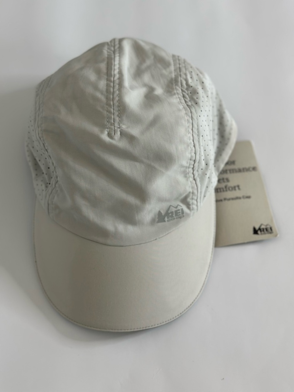 REI Co-op Active Pursuits Cap NWT Beachstone Gray Lightweight Hat